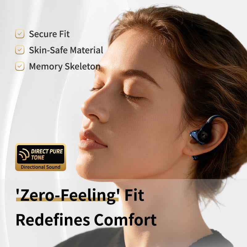 Lamborghini Official Wireless Earbuds | Sport Ear Hook Bluetooth 6.0 Headphones | Secure Fit, Deep Bass, Low Power Use| Comfortable for Running, Gym & Daily Calls Earphones with Long Endurance Audio Headset | Gifts for Men and Women