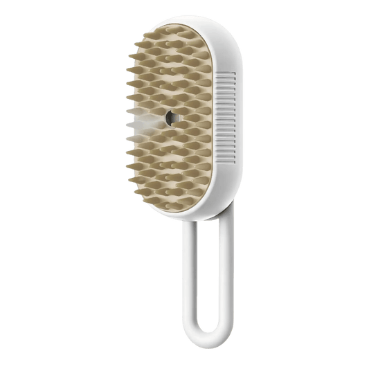 Cepillo a Vapor 3 en 1 Pro™: Masaje, Limpieza y Anti-Pelo (Recargable)